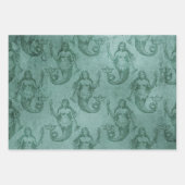 Antiek Vintage Nautilus Inpakpapier Vel (Voorkant 3)