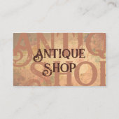 Antiek Vintage oude Rozen Visitekaartje (Voorkant)