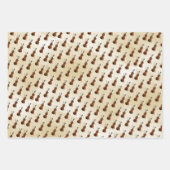 Antiek Violin Musical Instrument Pattern Inpakpapier Vel (Voorkant)