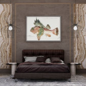 Antiek vis Neosebastes Scorpaenoides 1808 Poster