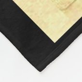 antiek visdruk fleece deken (Hoek)