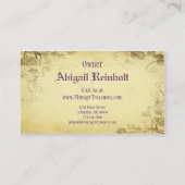  Antiek Visitekaartje (Achterkant)