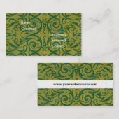 antiek visitekaartje (Voorkant / Achterkant)