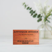 Antiek Visitekaartje (Staand voorkant)