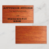 Antiek Visitekaartje (Voorkant / Achterkant)