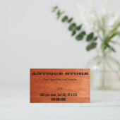 Antiek Visitekaartje (Staand voorkant)