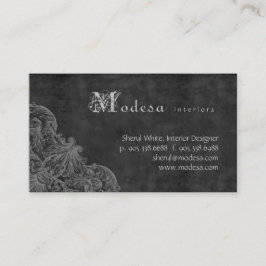 Antiek Visitekaartje met schuifwiel