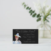 Antiek Visitekaartje Sample1 (Staand voorkant)