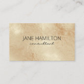 Antiek Visitekaartje van goudolie (Voorkant)