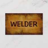 Antiek Visitekaartje van het lassen (Voorkant)