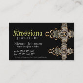 Antiek Visitekaartje van middeleeuwse juwelen (Achterkant)