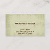 Antiek Visitekaartje voor meubelen (Achterkant)