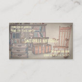 Antiek Visitekaartje voor meubelen (Voorkant)