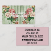 Antiek Visitekaartjes van het -Oostenrijkse land (Voorkant / Achterkant)