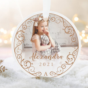 Antiek Vlaams Lijst voor scrollfoto's Ornament