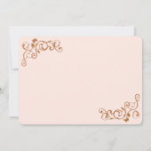  Antiek Vlaanderen scroller Terracotta 3 Foto Save The Date (Achterkant)