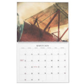 Antiek vleugelvliegtuigen met 12 maanden lange kal kalender (Mar 2026)