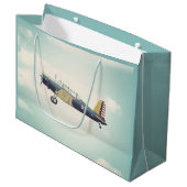 Antiek Vliegtuig Groot Cadeauzakje (Voorkant Gekanteld)