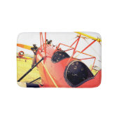 Antiek vliegtuig met vuursteentje badmat (Voorkant)