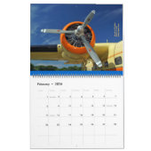 Antiek Vliegtuig motoren in grote vlucht 2015 Kalender (Feb 2026)