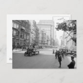 Antiek vliegtuig op Parade, begin jaren 1900 Briefkaart (Voorkant / Achterkant)