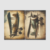 Antiek Vliegtuig Tissuepapier (Voorkant)