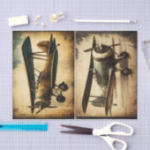 Antiek Vliegtuig Tissuepapier (Craft)