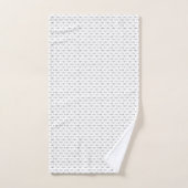 Antiek vliegtuigdiagrammen van de KLANT BG-KLEUR Bad Handdoek (Handdoek)