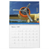 Antiek Vliegtuigen — standaardformaat 2014 Kalender (Feb 2027)