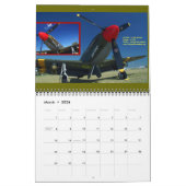 Antiek Vliegtuigen — standaardformaat 2014 Kalender (Mar 2026)