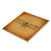  Antiek vliegtuigkunst Tegeltje (Zijkant)