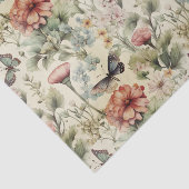  Antiek Vlinder en Bloemen Decoupage Tissuepapier (Detail)