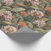 Antiek vlinder onkruid inpakpapier (Hoek)