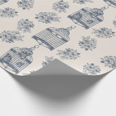 Antiek vlinders en flora cadeaupapier (Hoek)