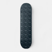 Antiek vlinders op donkerblauw skateboard (Voorkant)
