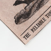 Antiek voederkoolstofhouder fleece deken (Hoek)