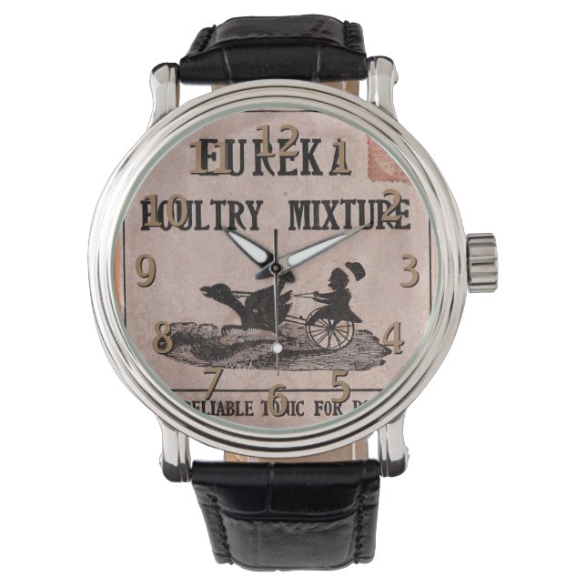 Antiek voederkoolstofhouder horloge (Voorkant)