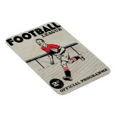 Antiek voetbalprogramma magneet (Rechterzijde)