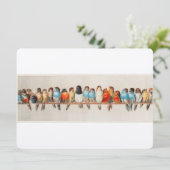 Antiek Vogelbaars Hector Giacomelli Kaart (Staand voorkant)