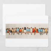 Antiek Vogelbaars Hector Giacomelli Kaart (Voorkant / Achterkant)