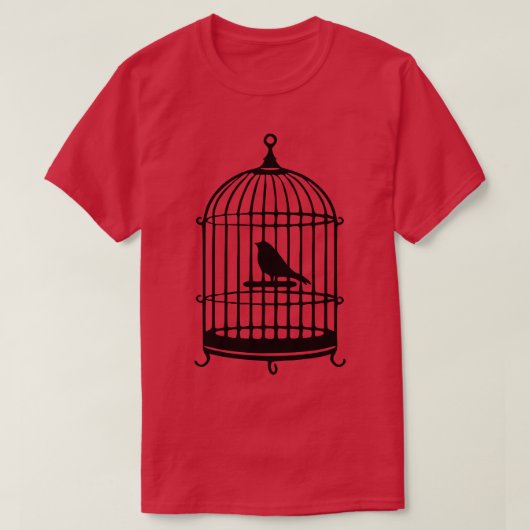 Antiek vogelkooi t-shirt (Design voorkant)