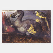 Antiek  Vogels Decoupage Heavy WT 3-Set Inpakpapier Vel (Voorkant 2)