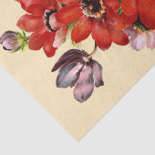 Antiek voorbloem, van 1898, van weefsel tissuepapier (Detail)