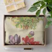 Antiek voorbloem, van 1898, van weefsel tissuepapier (Geschenk)