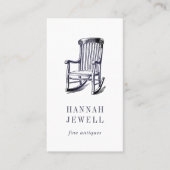 Antiek voorzitter |  meubilair visitekaartje (Voorkant)