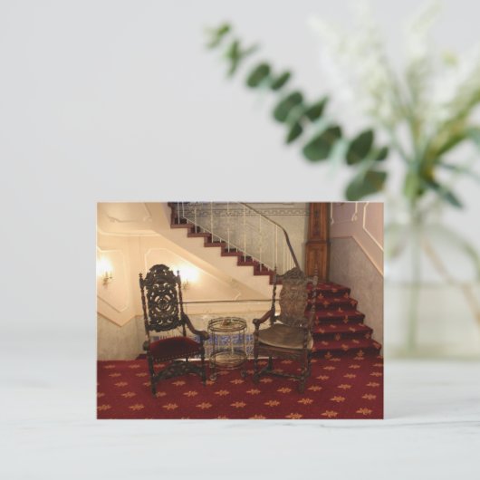 Antiek voorzitters briefkaart (Staand voorkant)