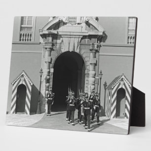 Antiek vorstelijk paleis van het vorstendom Monaco Fotoplaat