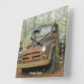 Antiek Vrachtklok Vierkante Klok (Hoek)