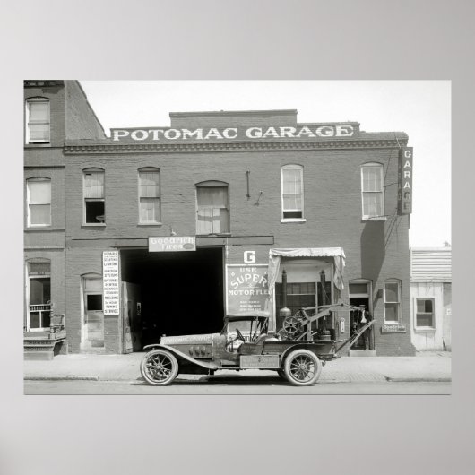 Antiek vrachtwagen, 1921 poster (Voorkant)