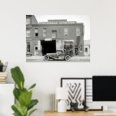 Antiek vrachtwagen, 1921 poster (Thuiskantoor)